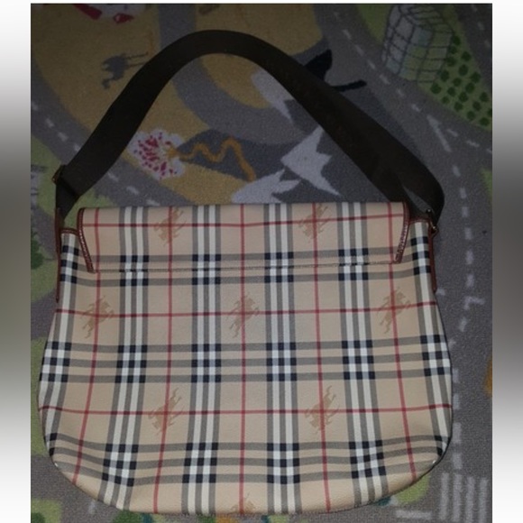 Burberry Haymarket Check Messenger - Picture 1 of 8